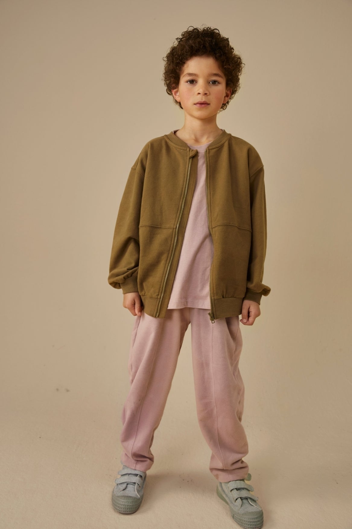 Bomber Sweatshirt w/ Zip | Woody