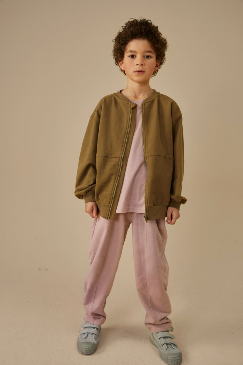 Bomber Sweatshirt w/ Zip | Woody