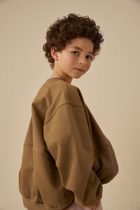 Bomber Sweatshirt w/ Zip | Woody