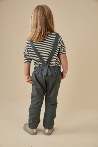 Salopette mit Mittelnaht | Blue Grey