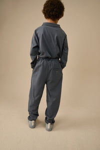 Barrel Leg Joggers | Blue Grey