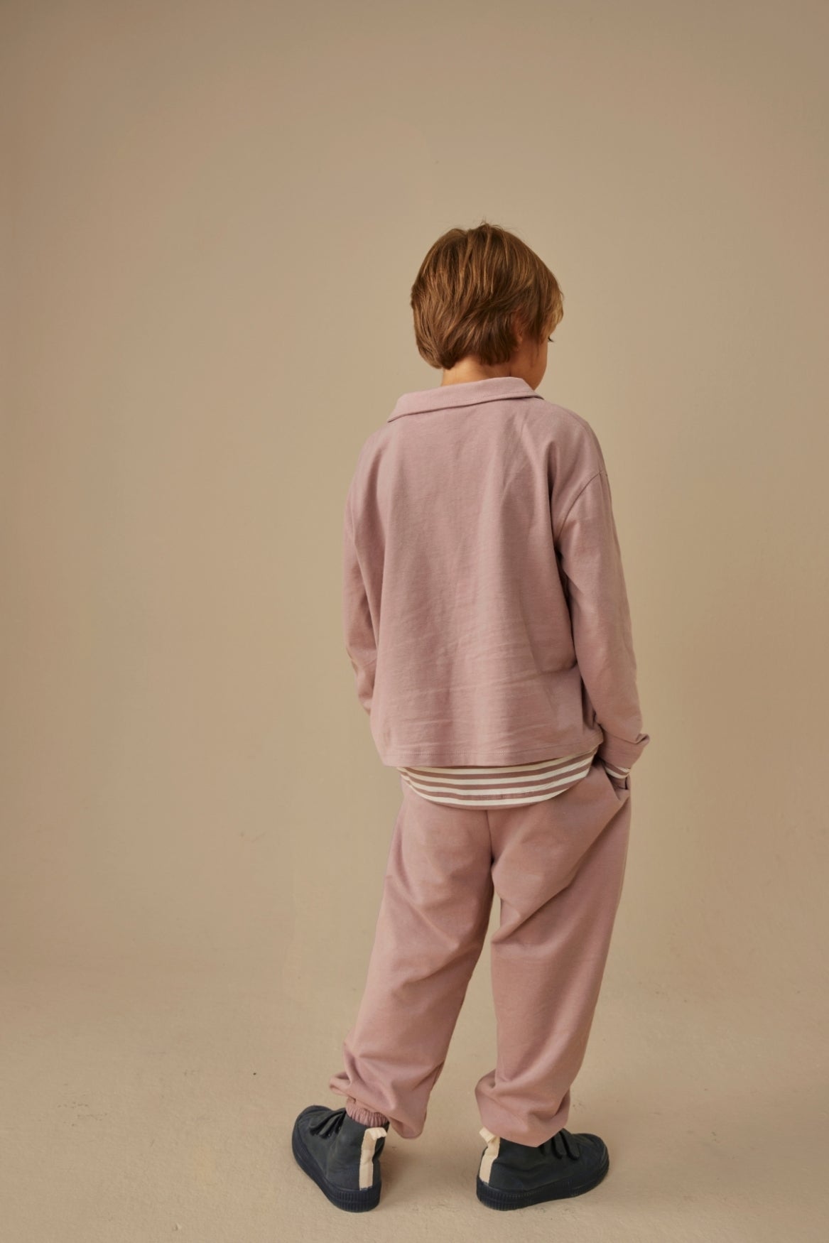 Langarm-Poloshirt | Berry