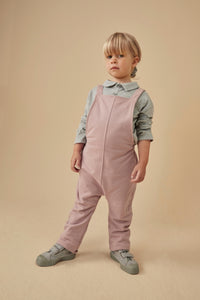 Salopette with Seam | Berry