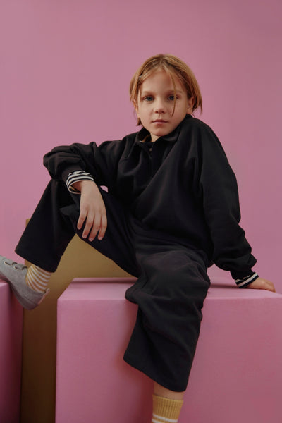 Polo Sweatshirt | Pirate Black