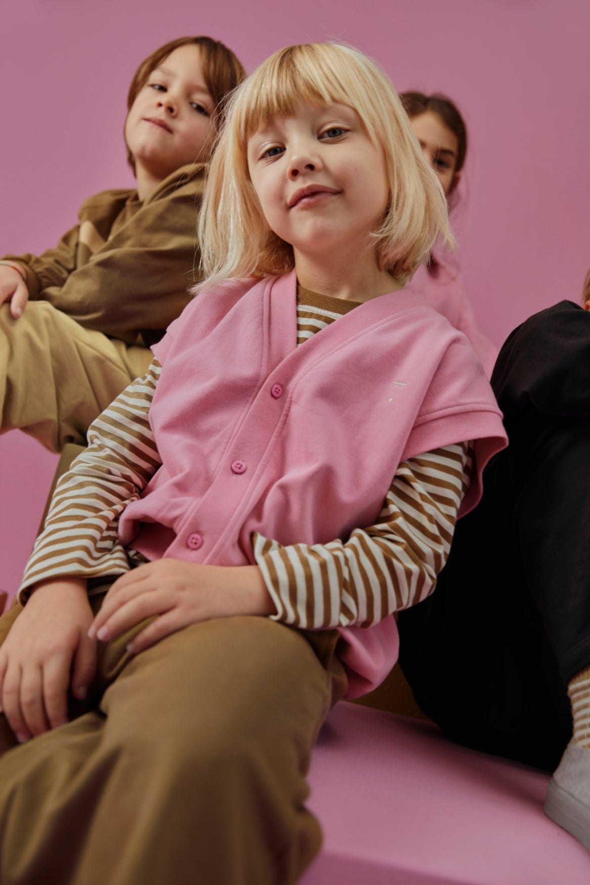 Oversized Spencer Cardigan | Bubblegum