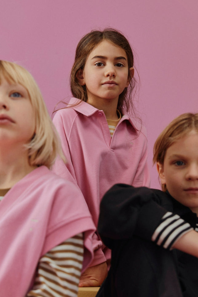 Polo Sweatshirt | Bubblegum