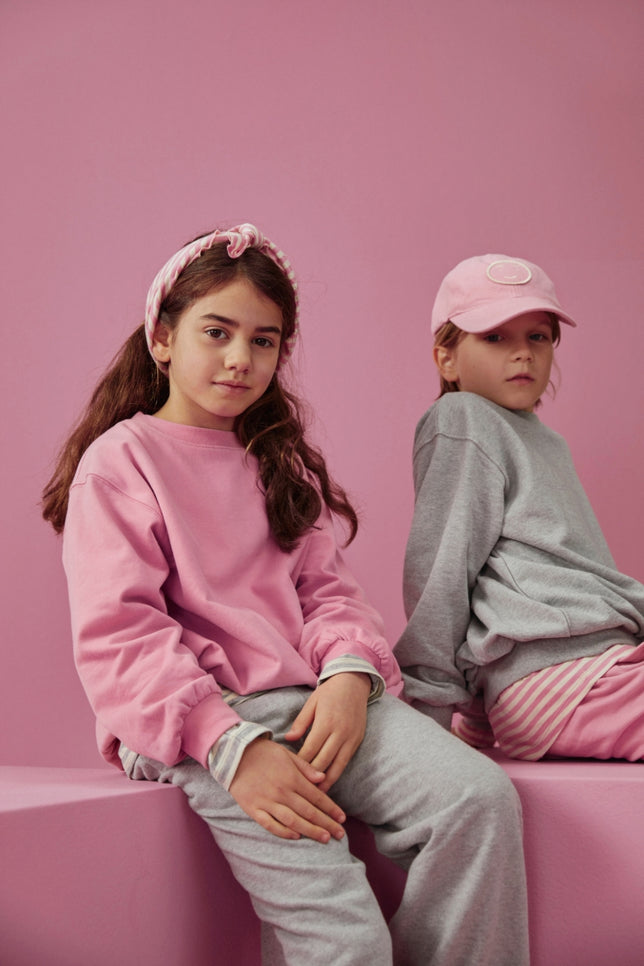 Dropped Shoulder Sweater | Bubblegum