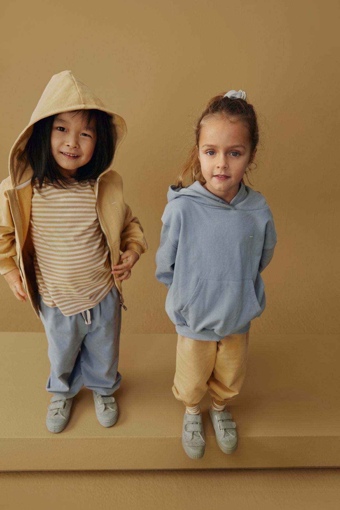 Hooded Cardigan with Zip | Cookie