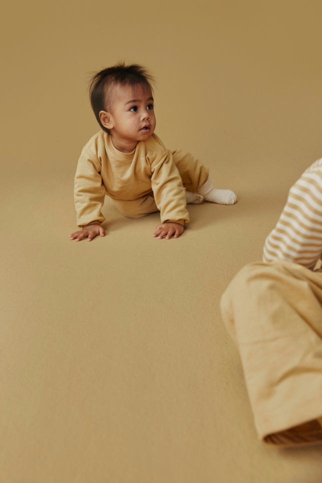Baby Dropped Shoulder Sweater | Cookie