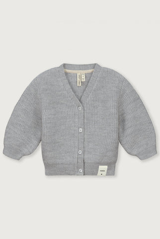 Baby Knitted Cardigan RWS | Grey Melange