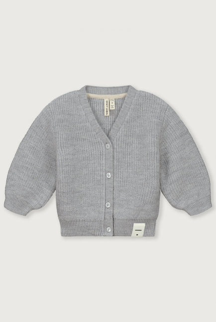 Baby Strickjacke | Grey Melange