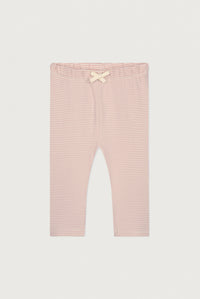 Baby Leggings | Faded Pink - Cream