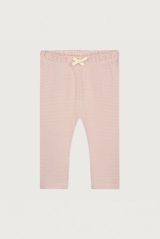 Baby Leggings | Faded Pink - Cream