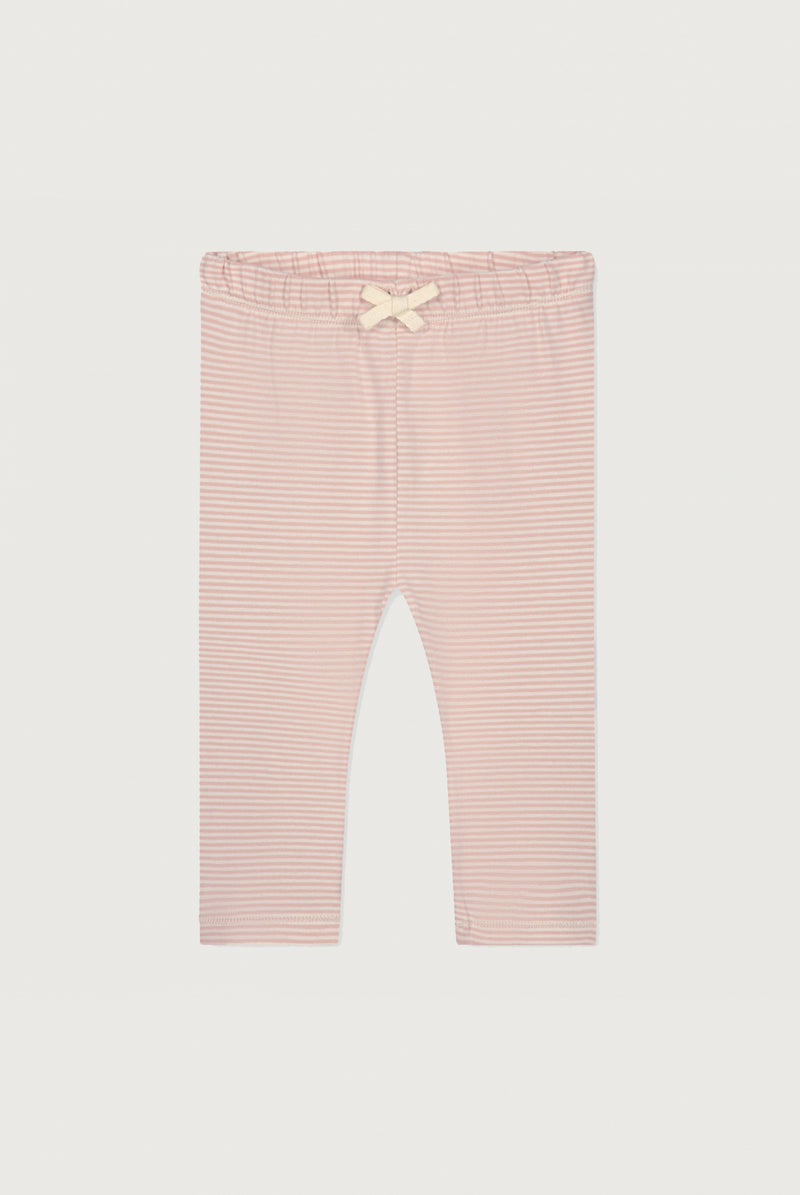 Baby Leggings | Faded Pink - Cream