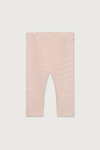 Baby Leggings | Faded Pink - Cream