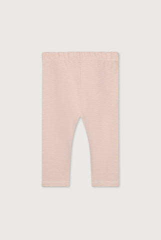 Baby Leggings | Faded Pink - Cream