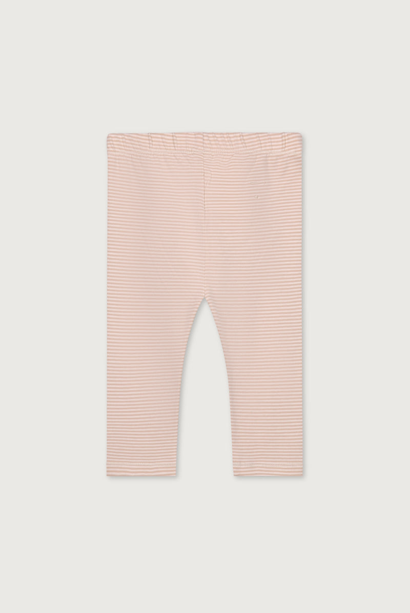 Baby Leggings | Faded Pink - Cream