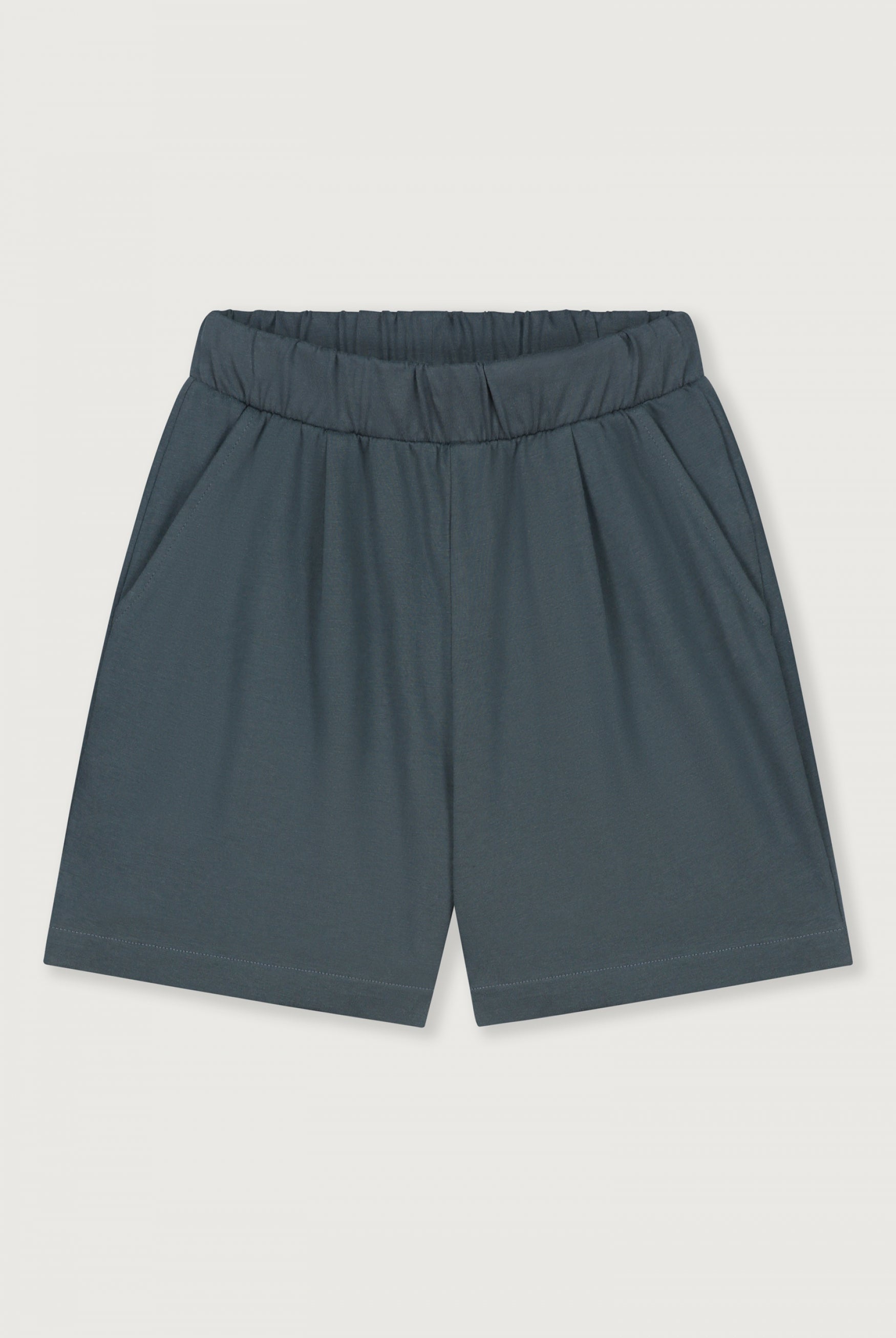 Jersey Bermuda Shorts | Blue Gray