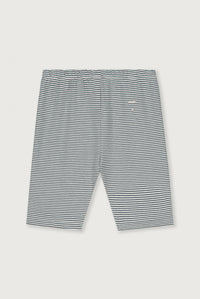 Jersey Biker Shorts Blue Grey Cream