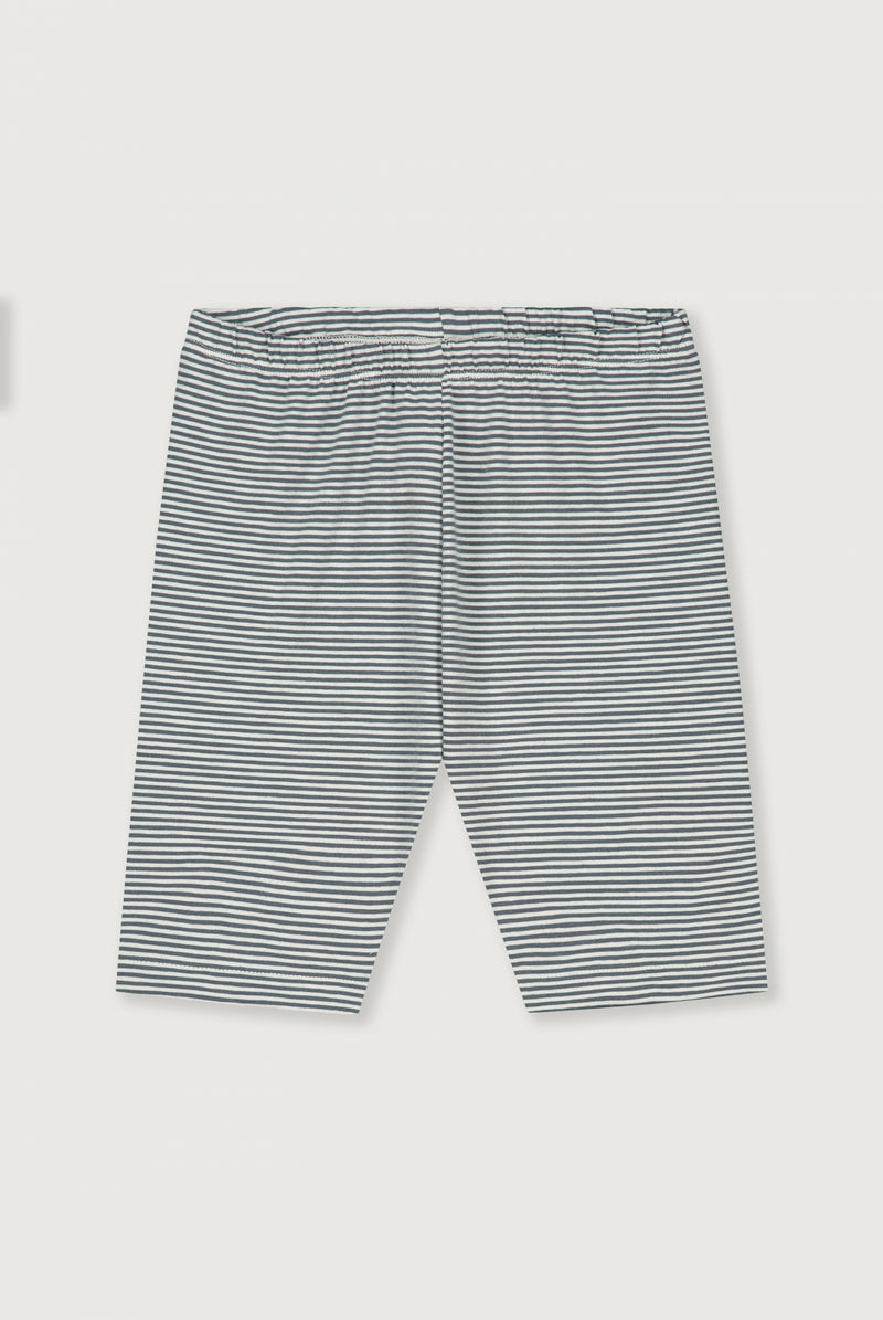 Jersey Biker Shorts Blue Grey Cream