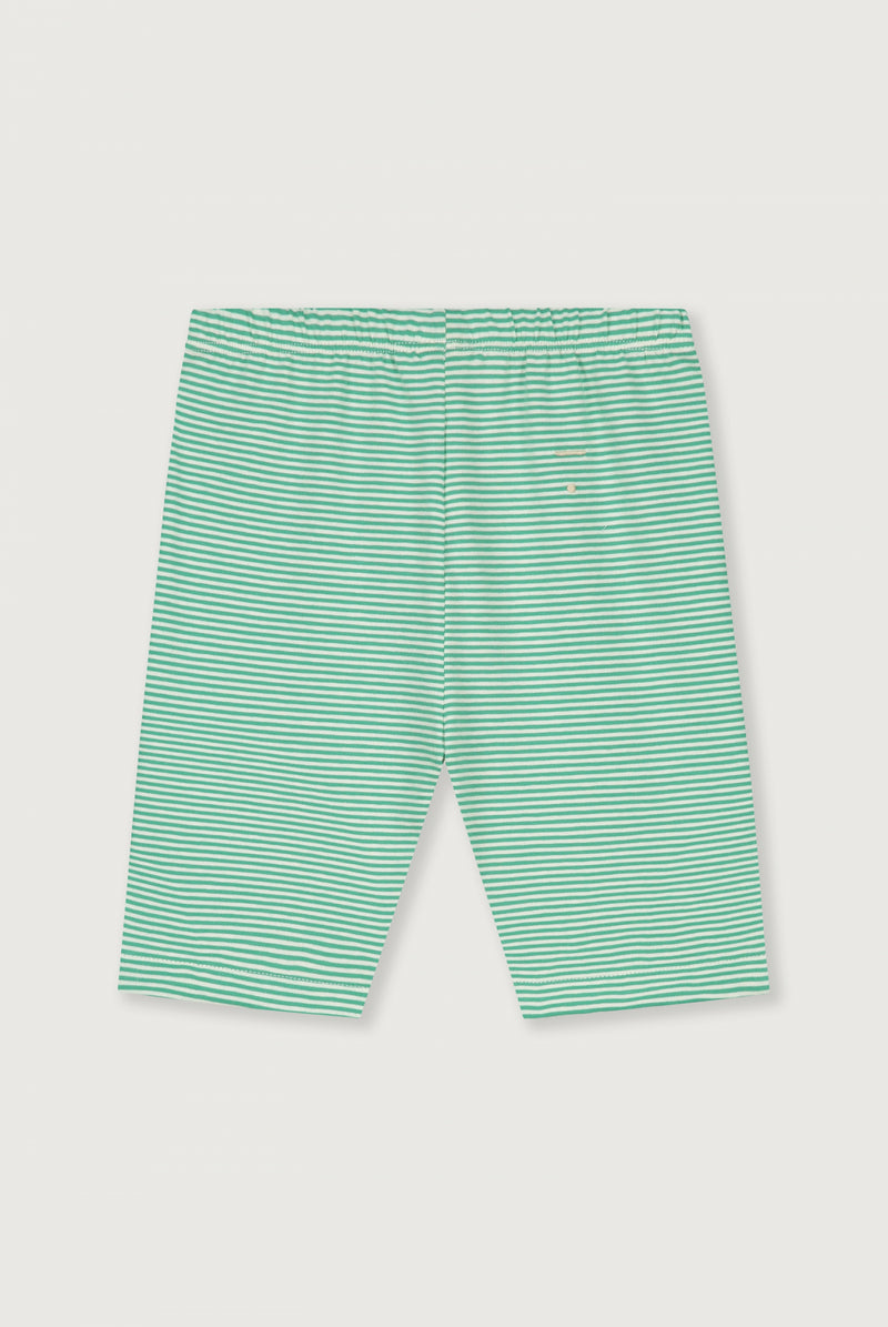 Jersey Biker Shorts Bright Green Cream