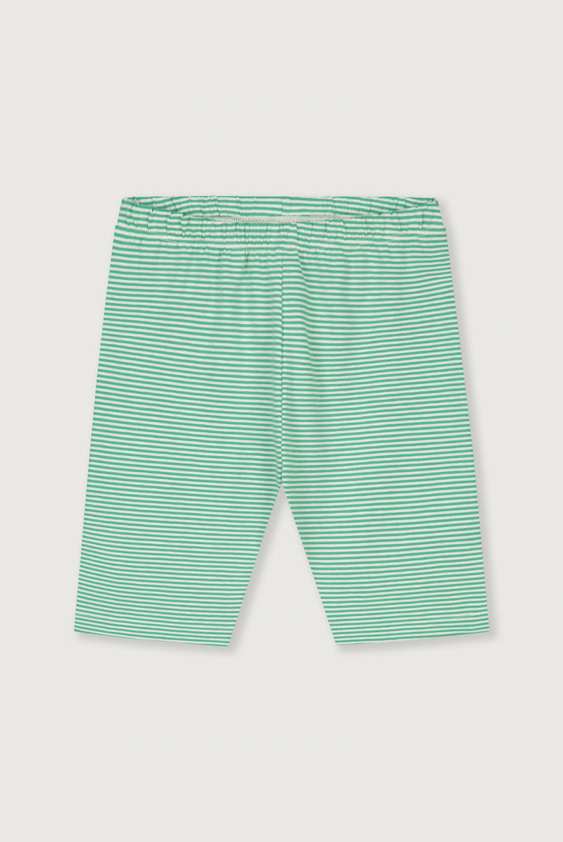 Jersey Biker Shorts Bright Green Cream