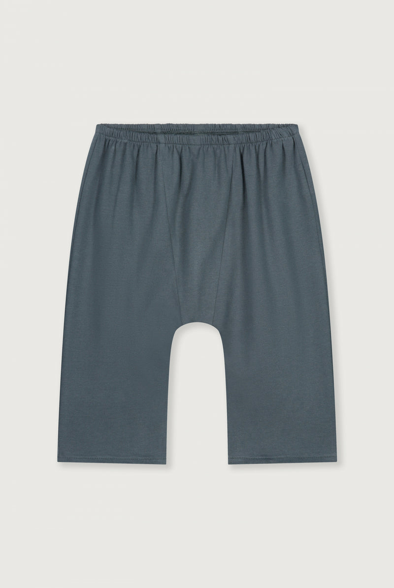Baby Pants w/ Frontseams GOTS | Blue Grey