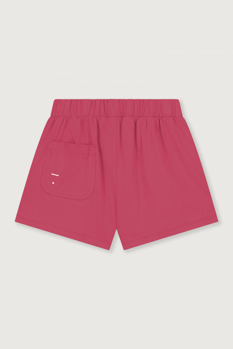 Elasticated Shorts GOTS | Cherry
