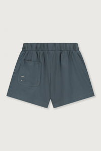 Elasticated Shorts GOTS | Blue Grey