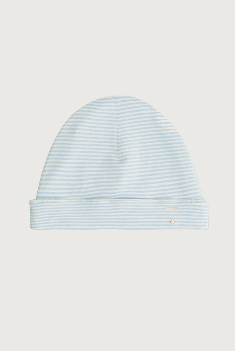 Baby Beanie | Sky - Cream
