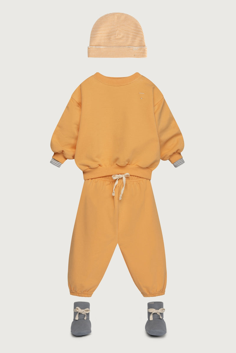 Baby Dropped Shoulder Sweater | Melon