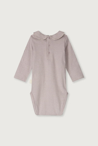 Baby Collar Onesie | Berry - Cream