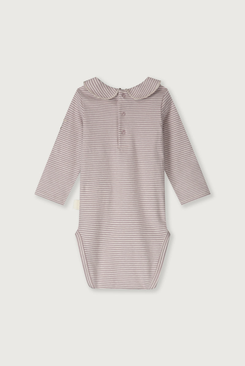 Baby Collar Onesie | Berry - Cream