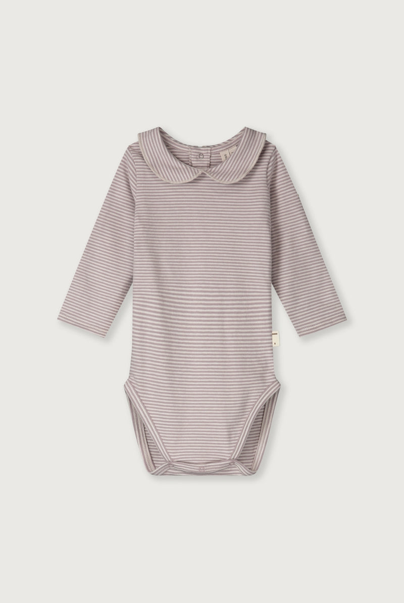 Baby Collar Onesie | Berry - Cream