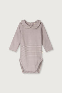 Baby Collar Onesie | Berry - Cream