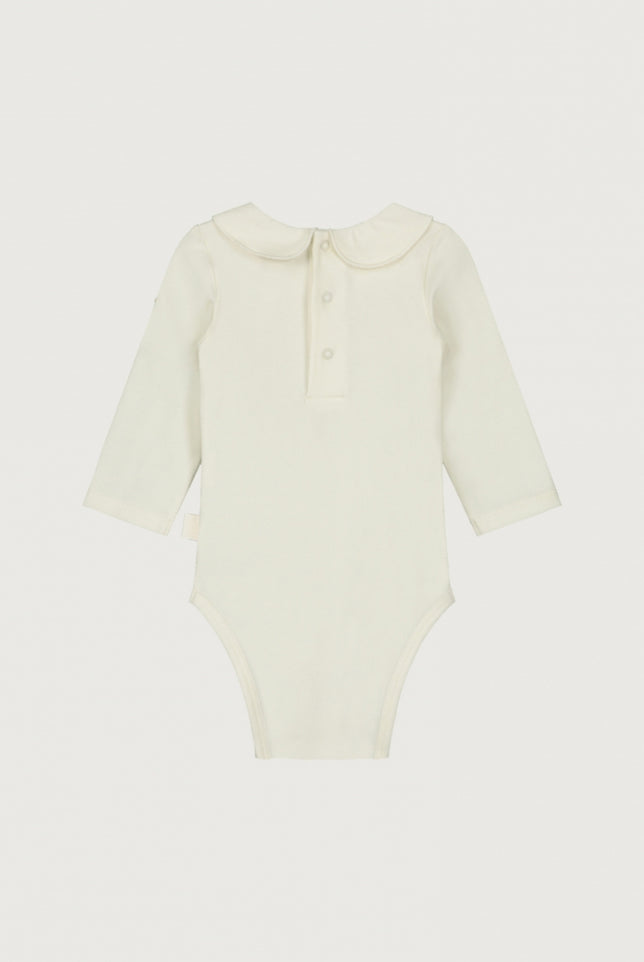 Baby Collar Onesie | Cream