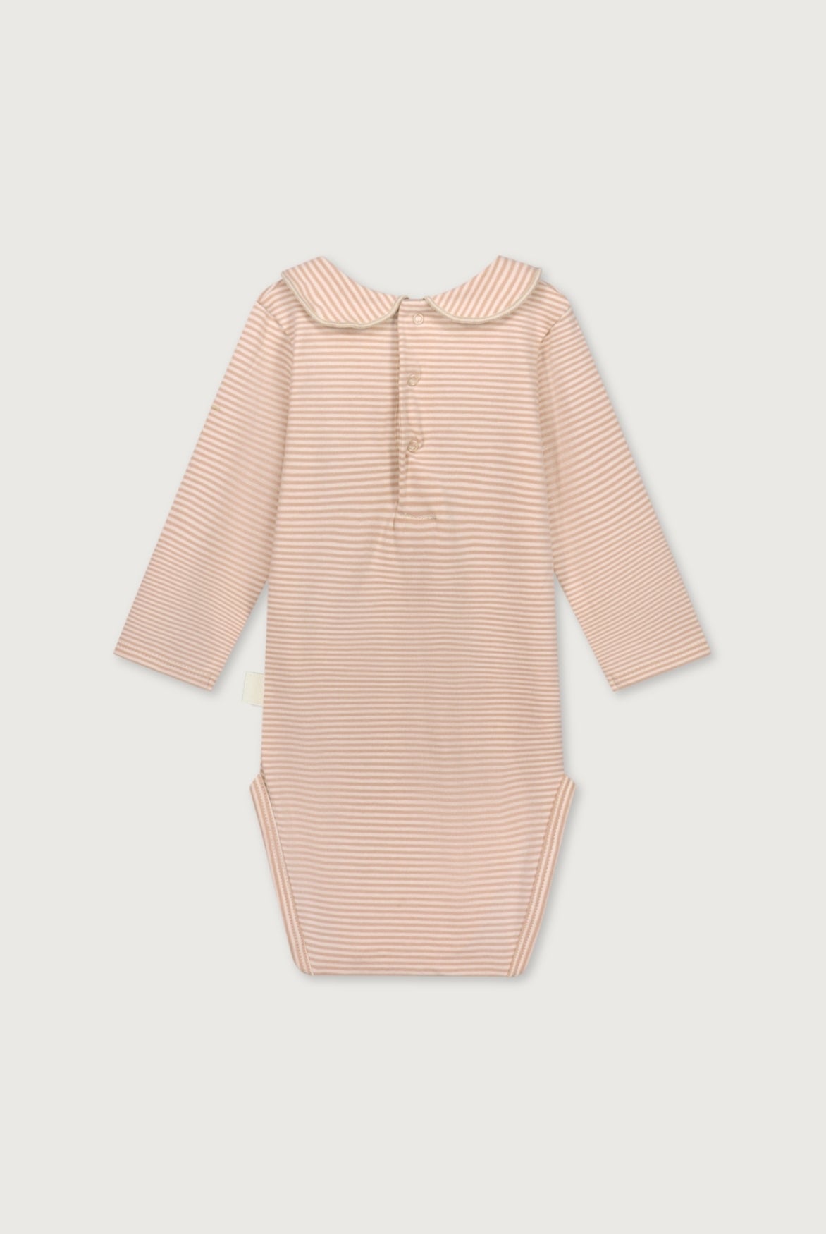 Baby Collar Onesie | Faded Pink - Cream