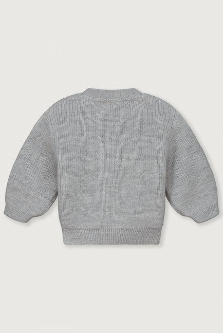 Baby Knitted Cardigan RWS | Grey Melange