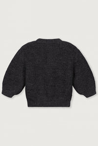 Baby Knitted Cardigan RWS | Black Melange
