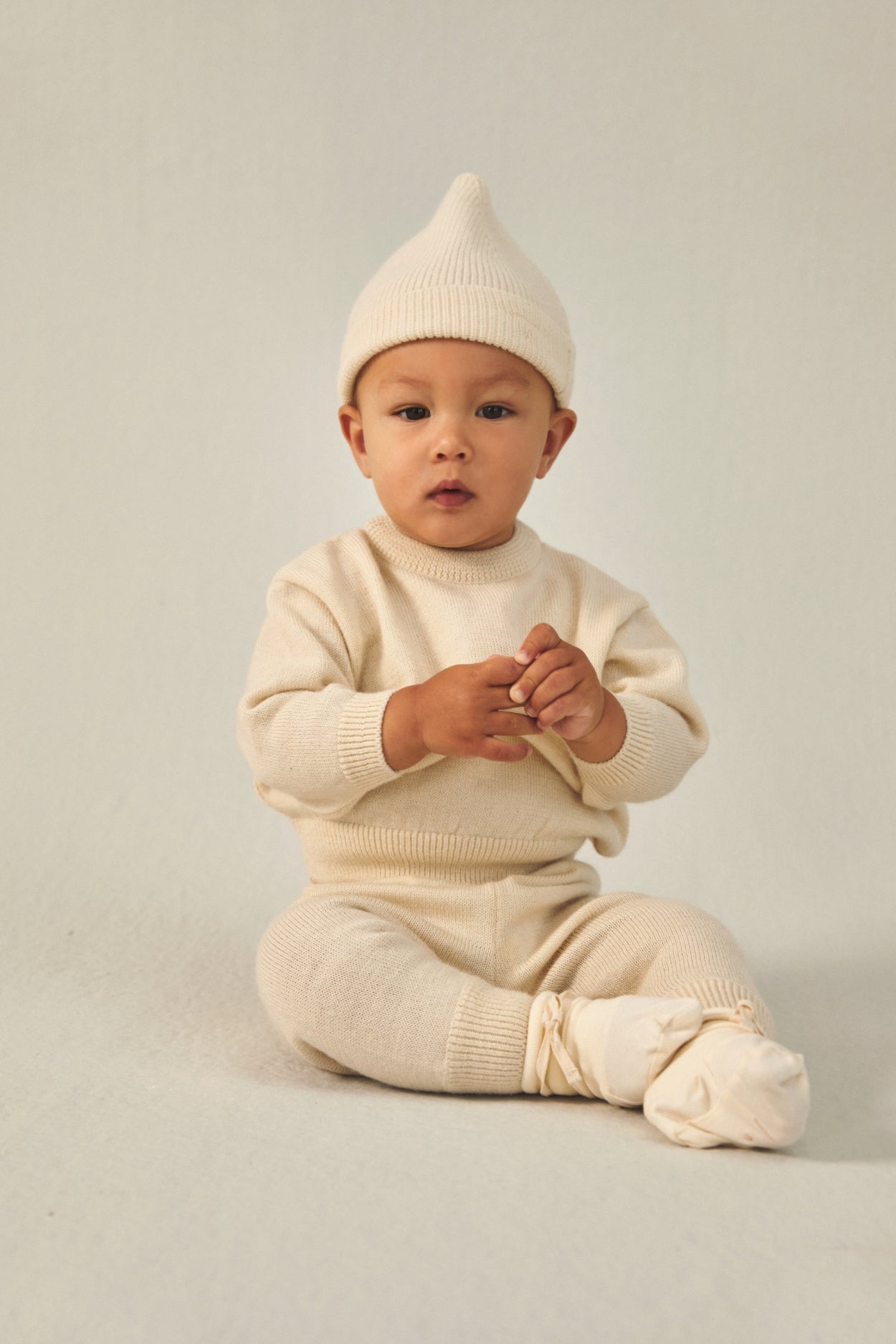 Baby Strickmütze | Cream