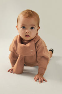 Baby Knitted Scarf | Biscuit