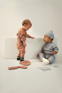 Baby Knitted Legs | Biscuit