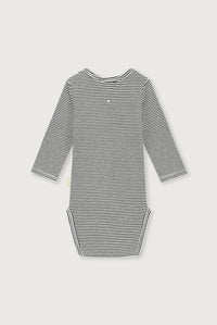 Baby L/S Onesie | Pirate Black - Cream
