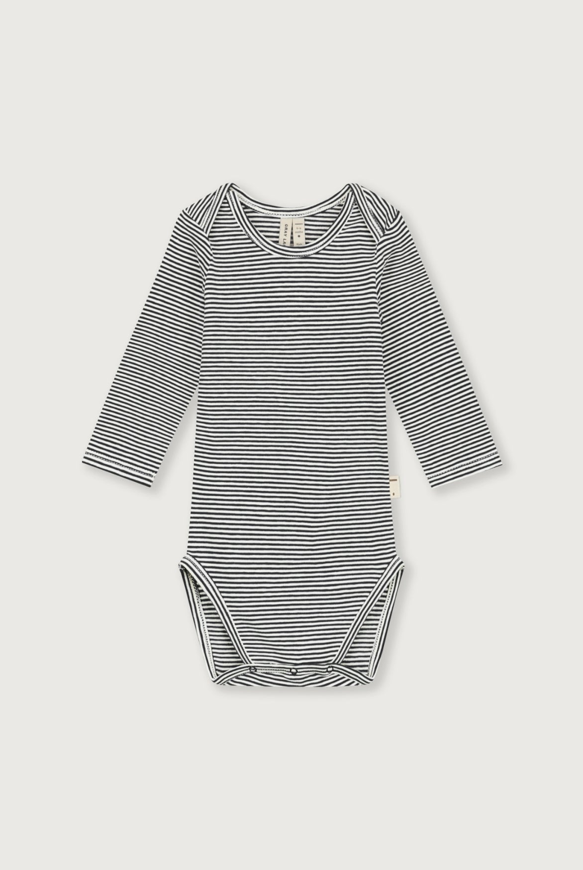 Baby L/S Onesie | Pirate Black - Cream