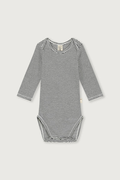 Baby L/S Onesie | Pirate Black - Cream