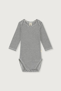 Baby L/S Onesie | Pirate Black - Cream