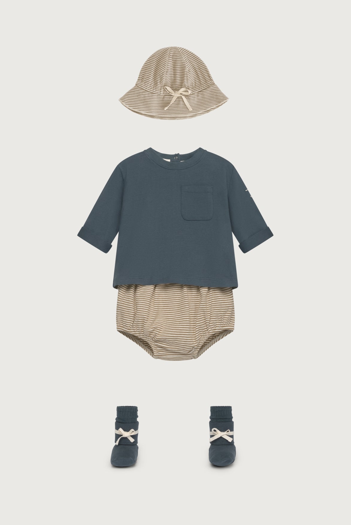 Baby Sun Hat | Woody - Cream
