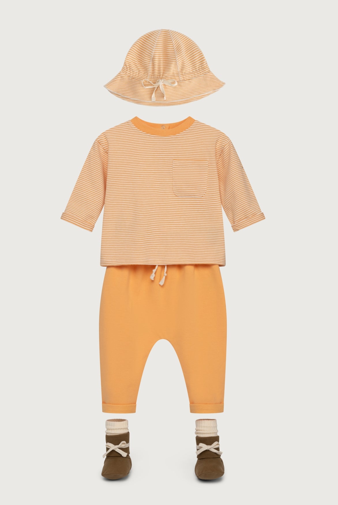 Baby Sun Hat | Melon - Cream