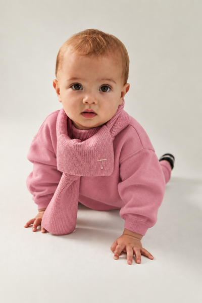 Baby Knitted Scarf | Bubblegum