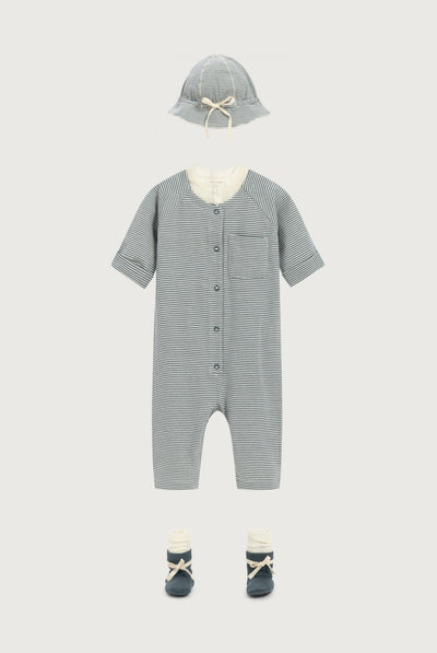 Baby Sonnenhut | Blue Gray - Cream